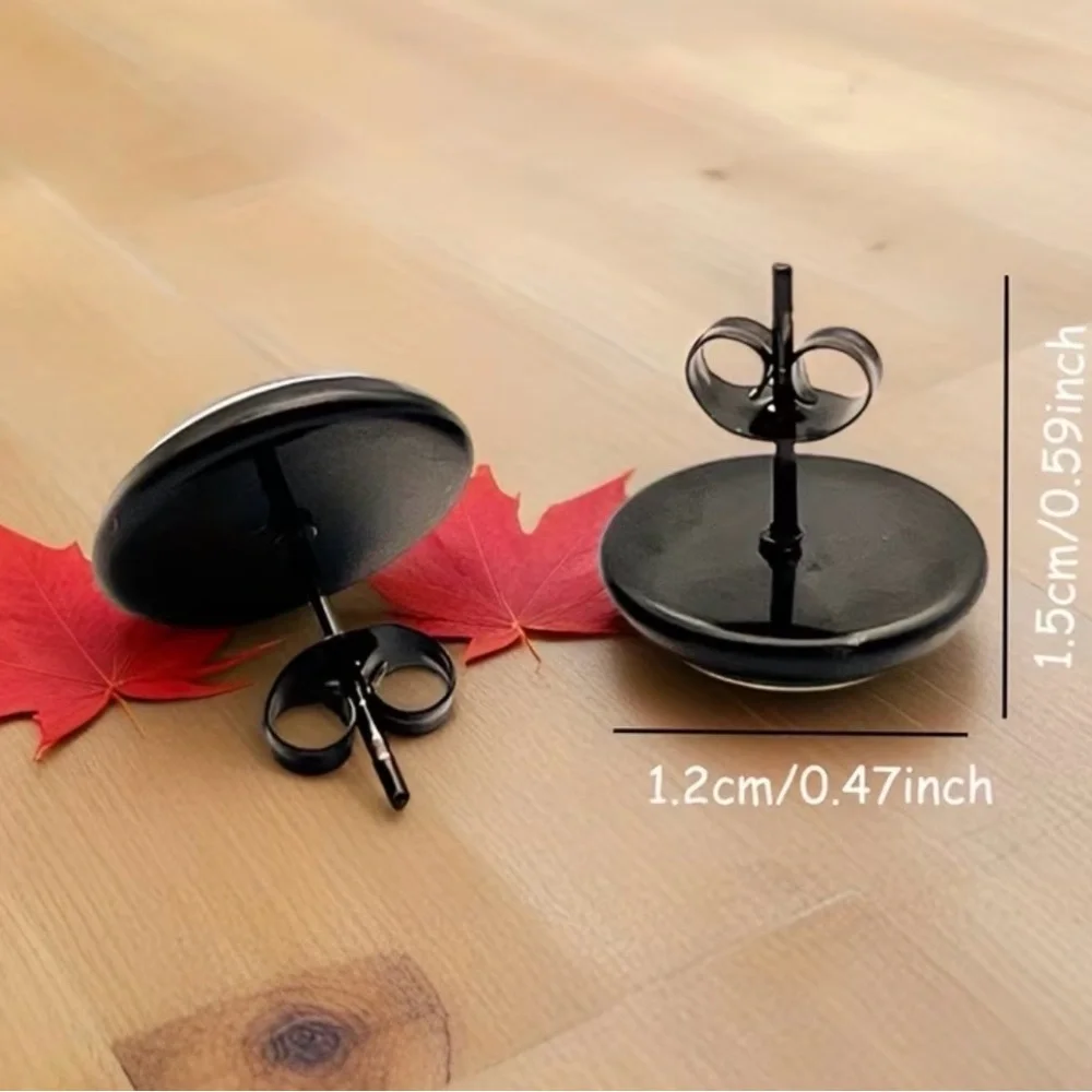 Retro Rotary‎ Phone Dial Earrings